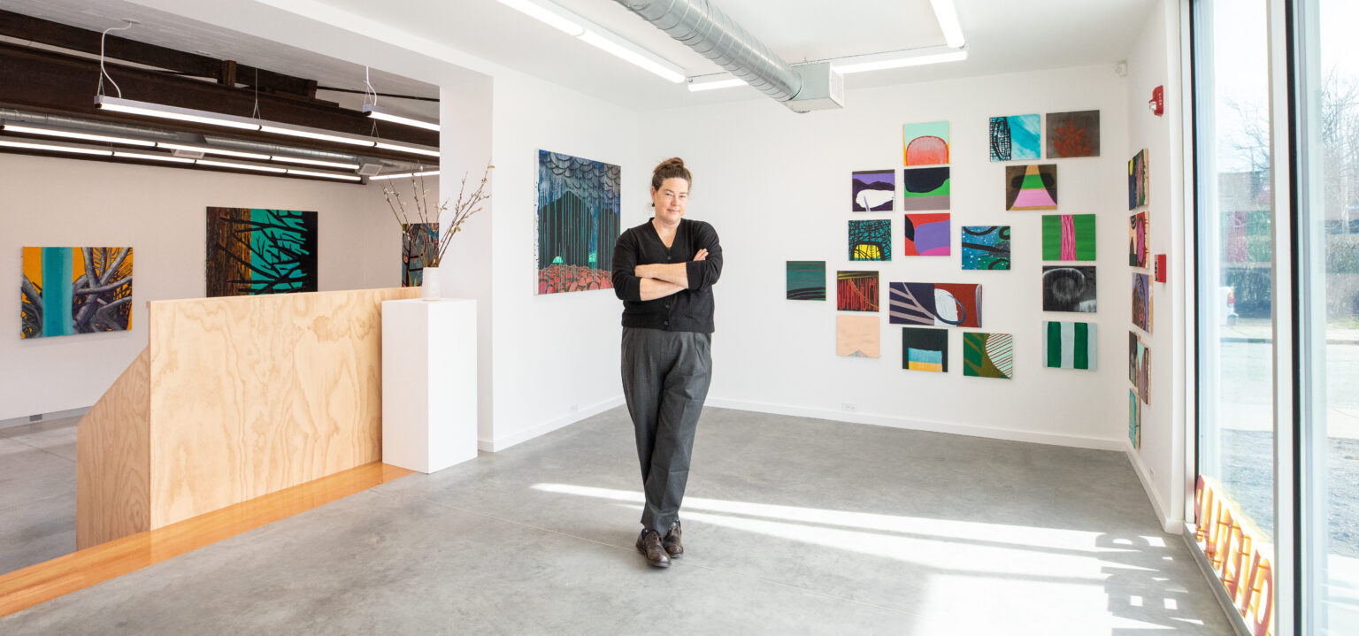 OVERLAP gallery owner Susie Matthews