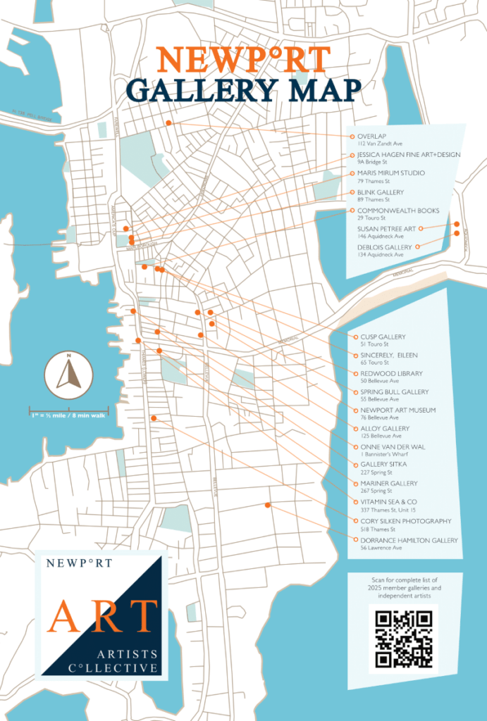 2025 Newport Artist Collective Gallery Maps