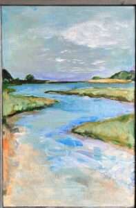Claudia Rowland – Up the Creek – Acrylic